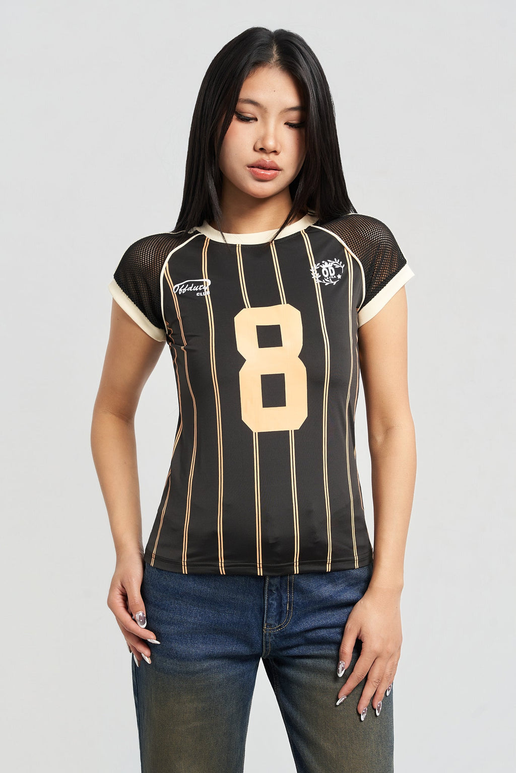 The Playfield Mesh Sleeve Top