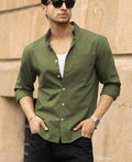 Green Lightweight Shirt 100% Cotton