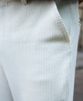 Cream Regular Fit Knitted Pant