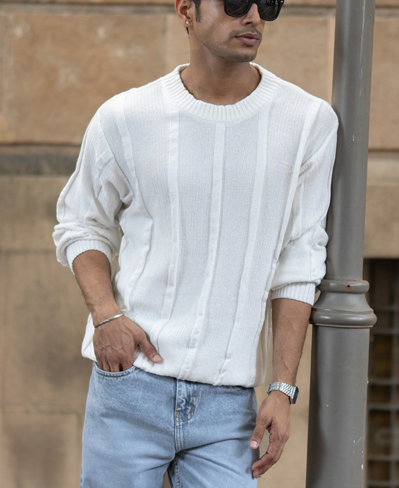 White Structured T-Shirt 100% Cotton