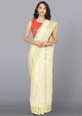 Multi  Color Zariwork Art Silk Saree