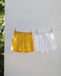 Mushroom Stars Boxers (Set of 2) - Ivory & Yellow