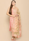 Pink and Gold Kurta Set