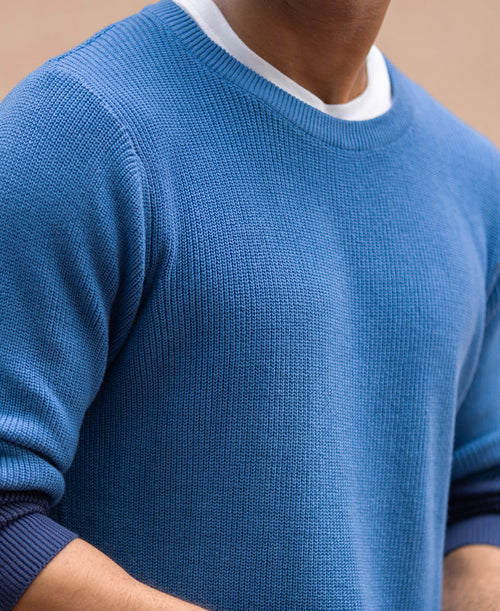 Blue Ombre Sweater 100% Cotton