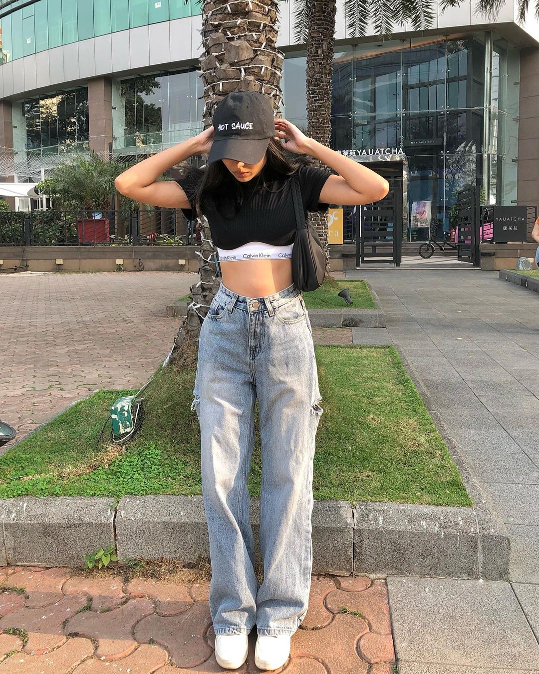 Oh Slit Boyfriend Jeans