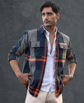 Multicolour Structure Checked Shirt
