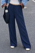 Surface Wave Texture Baggy Joggers