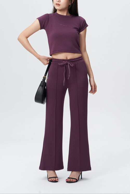 CloudSoft Flex Crop Top & Joggers