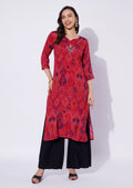 Rani Pink Muslin Straight Cut Top