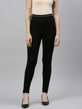 Women's Black Slim Fit Jeggings