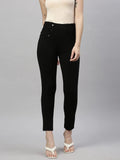 Women's Black Slim Fit Jeggings