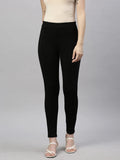 Women's Black Slim Fit Jeggings