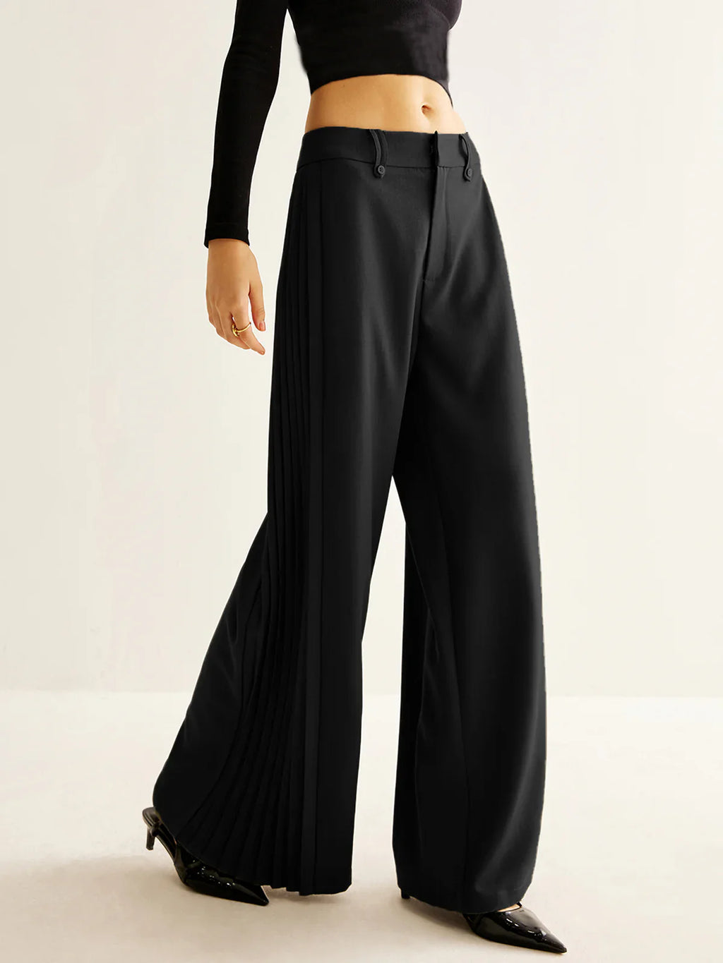 Pleat Please Wide Leg Pants