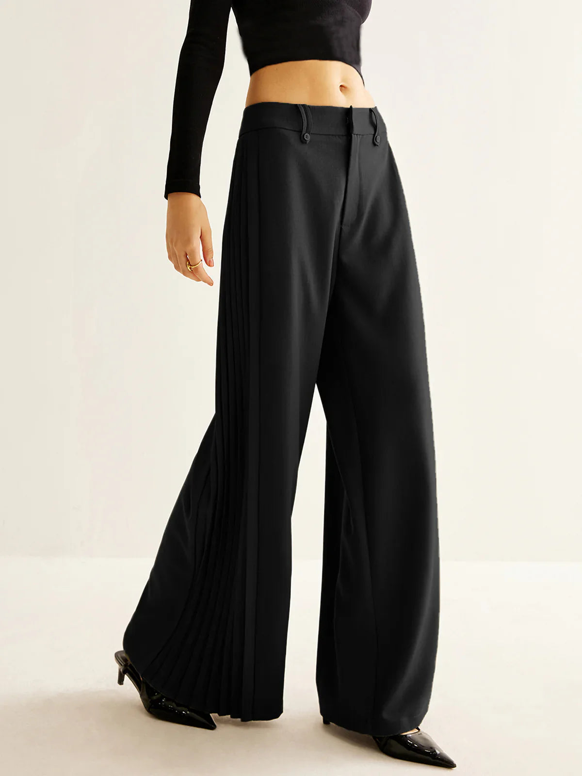 Pleat Please Wide Leg Pants