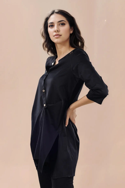 Black Flow Tunic