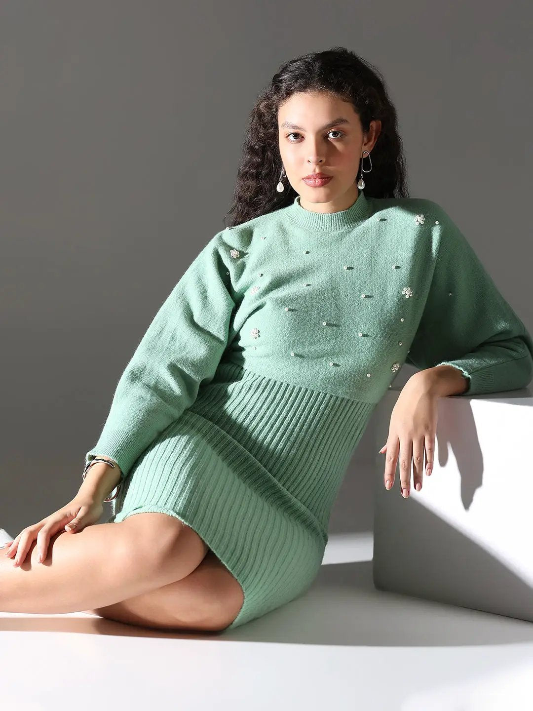 Women's Green Bodycon Dress