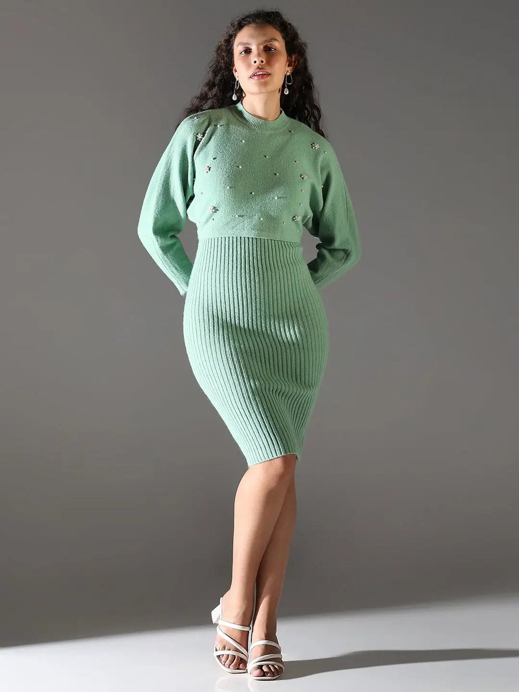 Women's Green Bodycon Dress