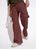 Men's Rust Relaxed Fit Cargo Jeans