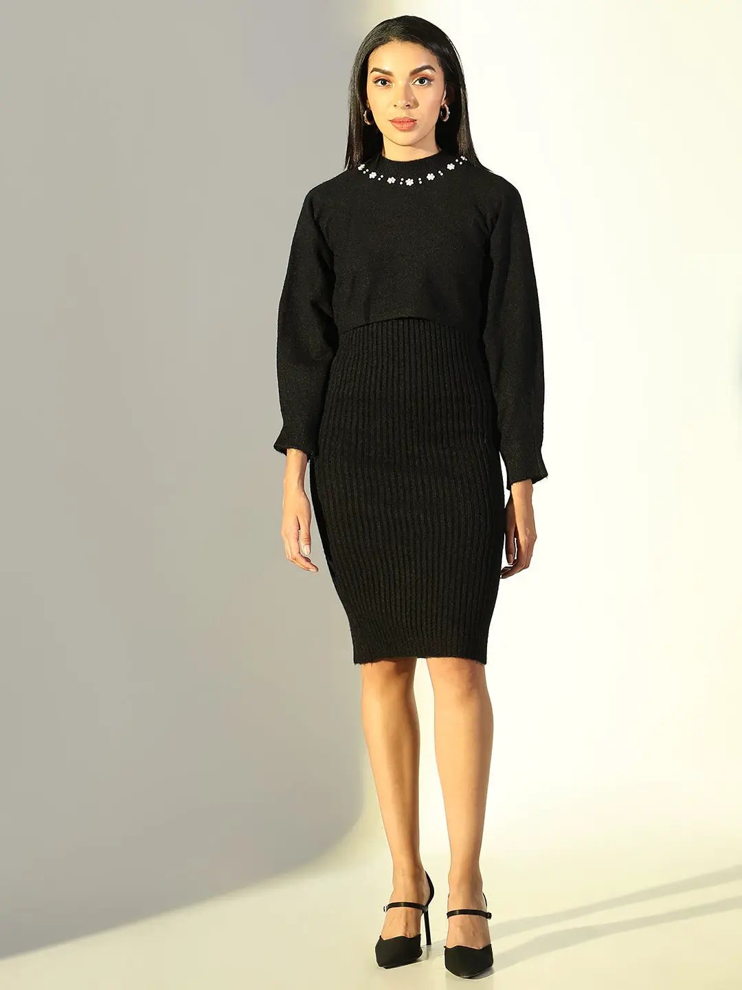 Women's Black Bodycon Dress