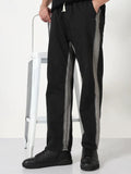Men's Black Shaded Jeans with Drawstrings