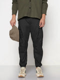 Men's Black Relaxed Fit Cargos