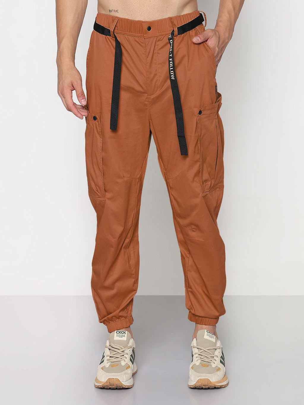 Men's Rust Relaxed Fit Cargos