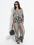 Women's Multicolored Printed Co-ords Set