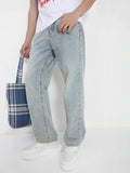Men's Blue Straight Fit Jeans