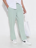 Men's Green Straight Fit Jeans