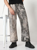 Men's Grey Straight Fit Heavy Fade Jeans