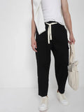 Men's Cotton Black Cargo Trousers