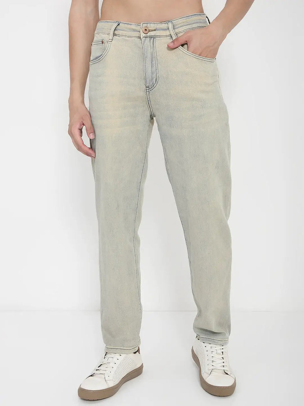 Men's Blue Straight Fit Jeans
