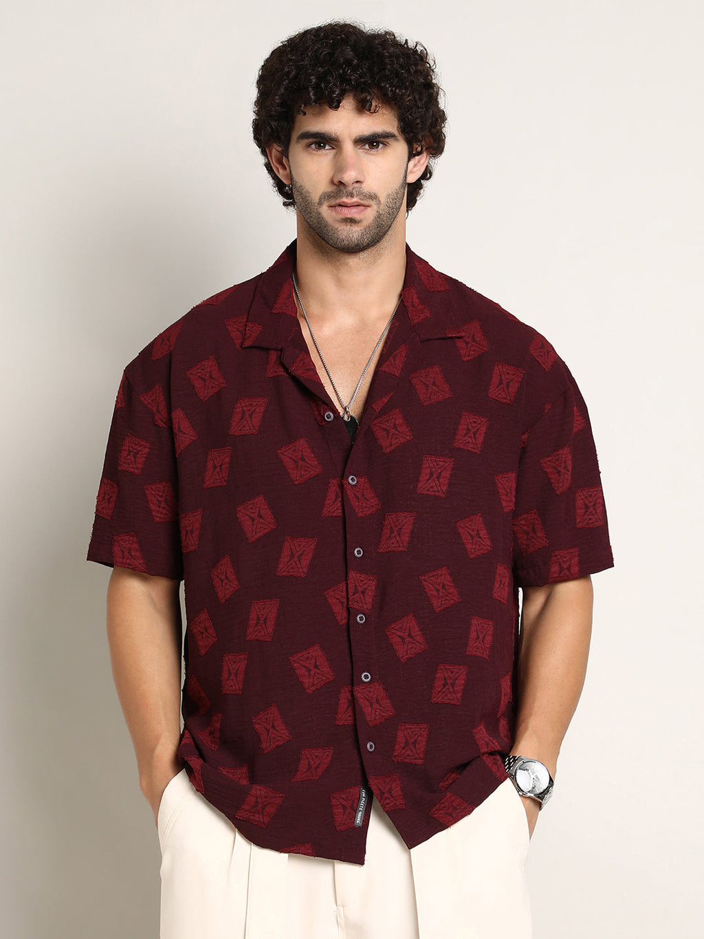 Indie-Cuban Oversized Shirt