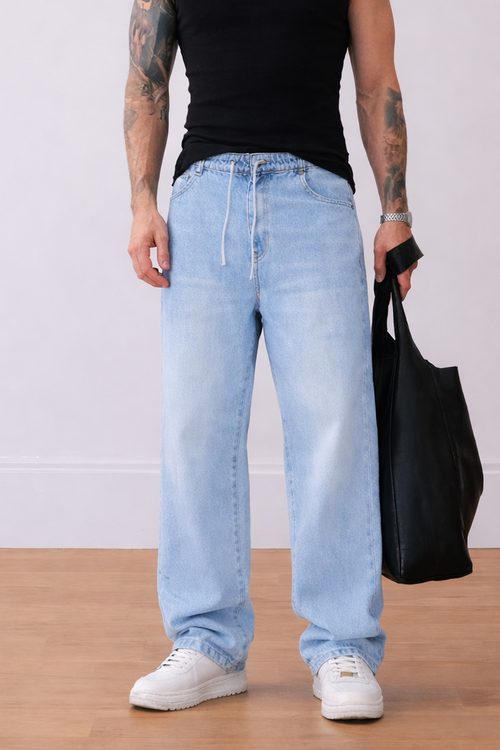 Blue Sprint Baggy Joggers