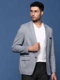Men's Blue Single Breasted Slim Fit Blazer