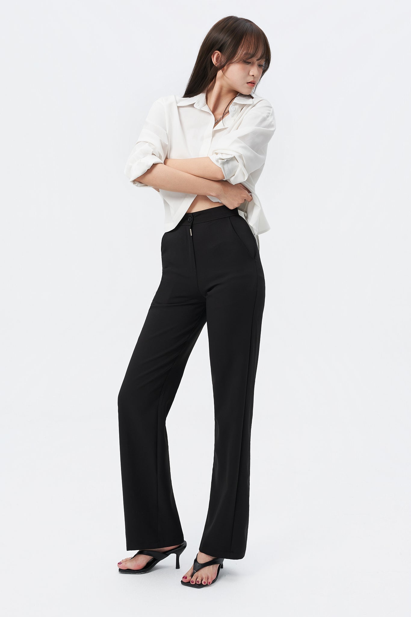 Everyday Straight leg High Waist Pants