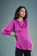 Fuschia Kimono Top