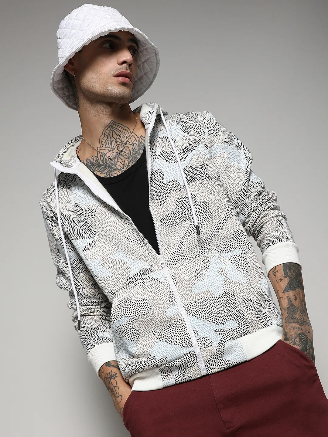 Abstract Dotted Sweatshirt