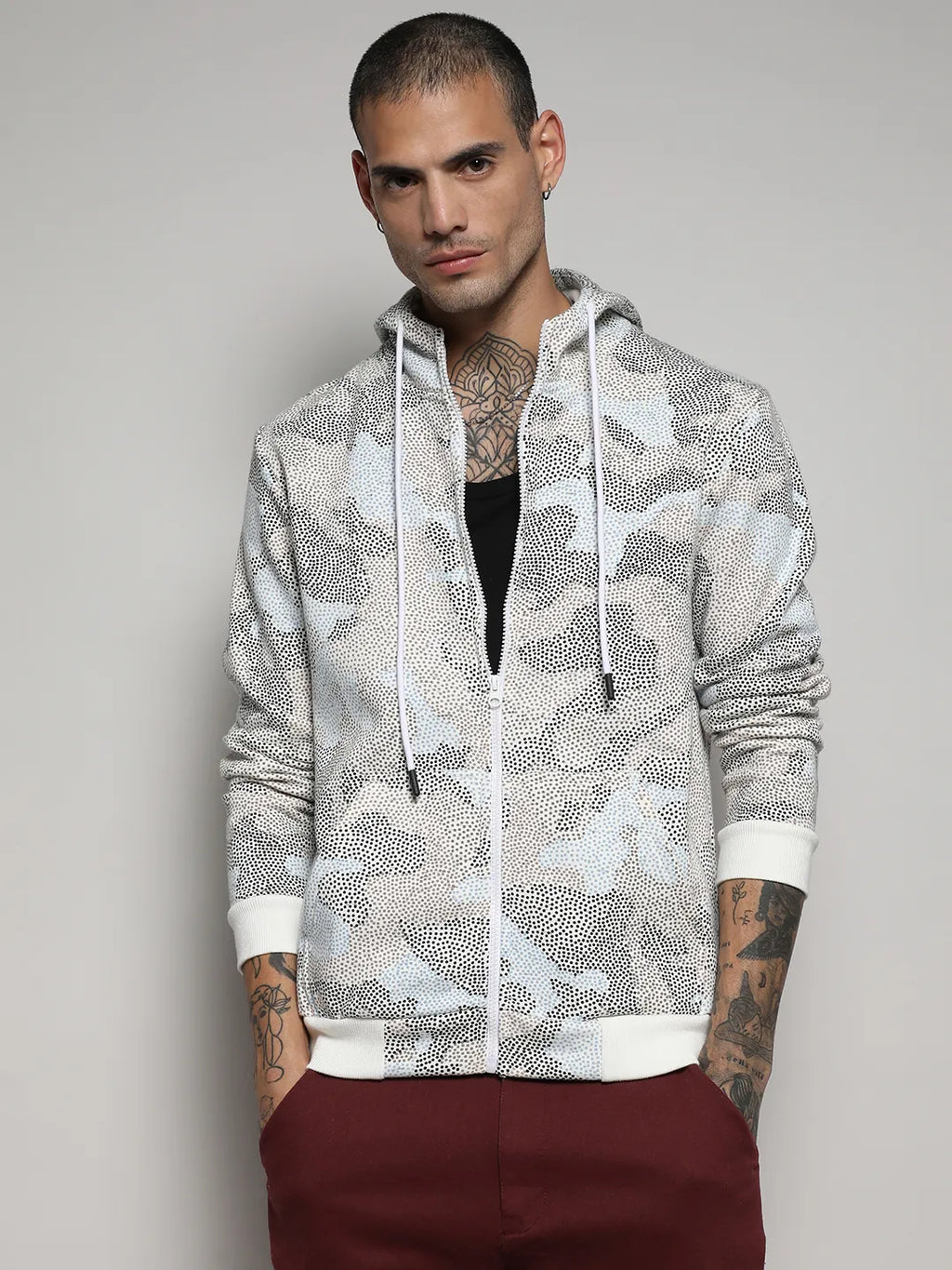 Abstract Dotted Sweatshirt