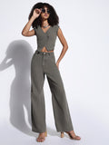 Women's Solid Olive Co-Ords Set