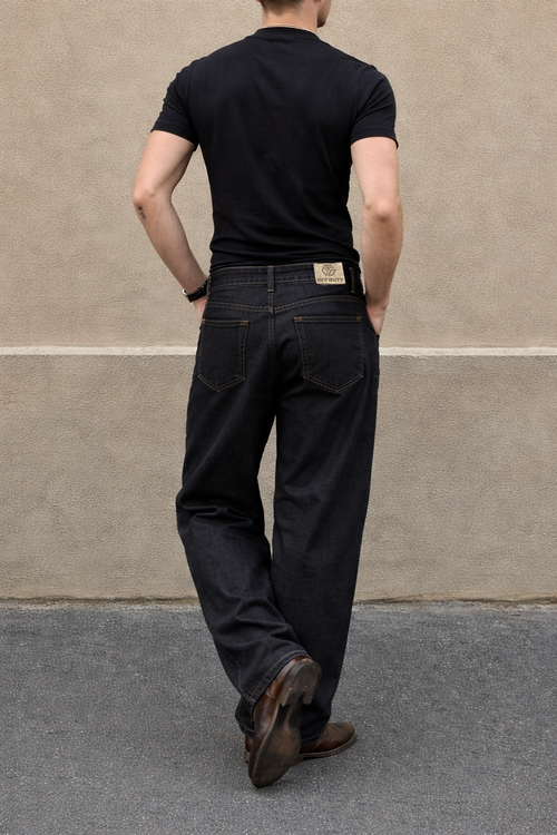 Fake Denim Supersoft Baggy Pants