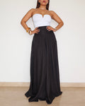 Soft Gathered Maxi Skirt