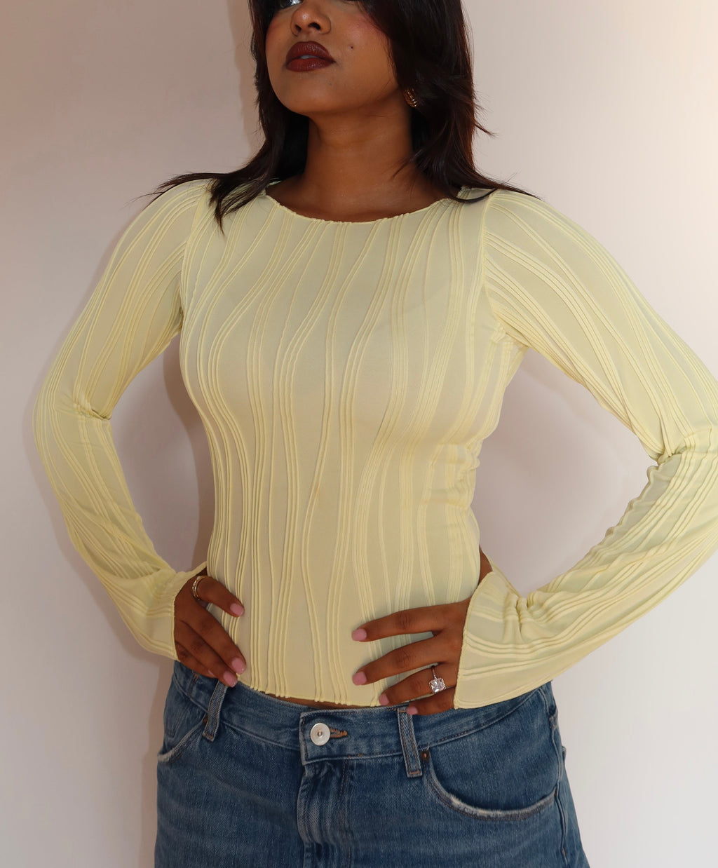 Wavy Aura Full Sleeve Top