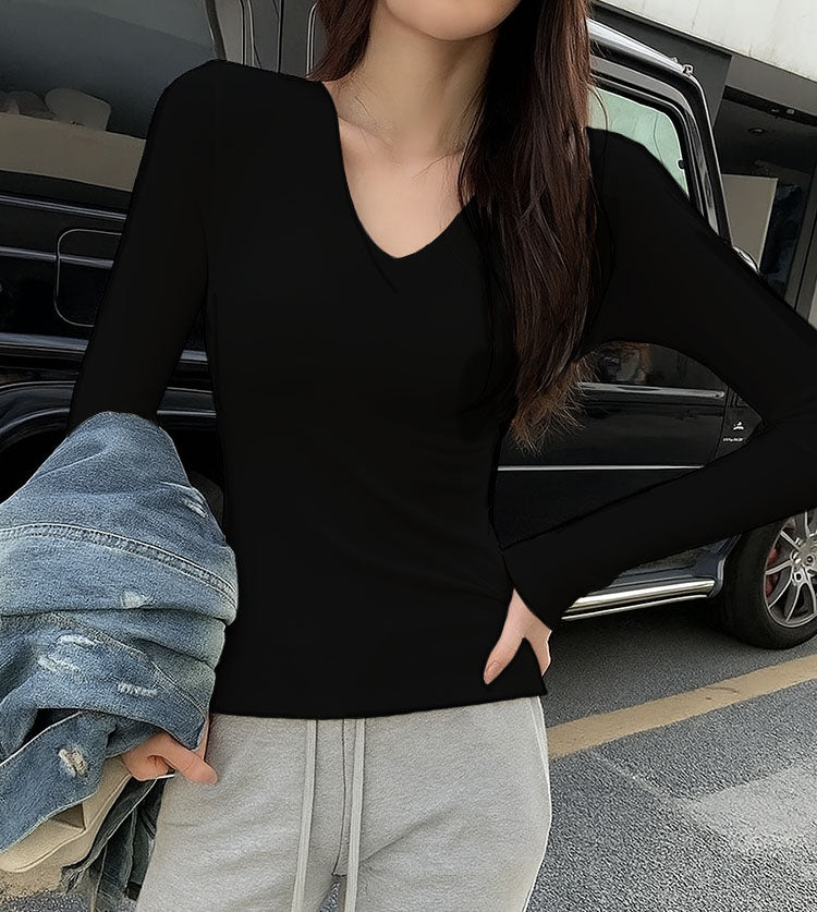 Supreme V-Neck Fitted Top