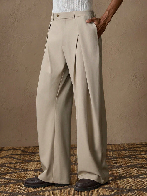 Draped Game Pleated Trouser