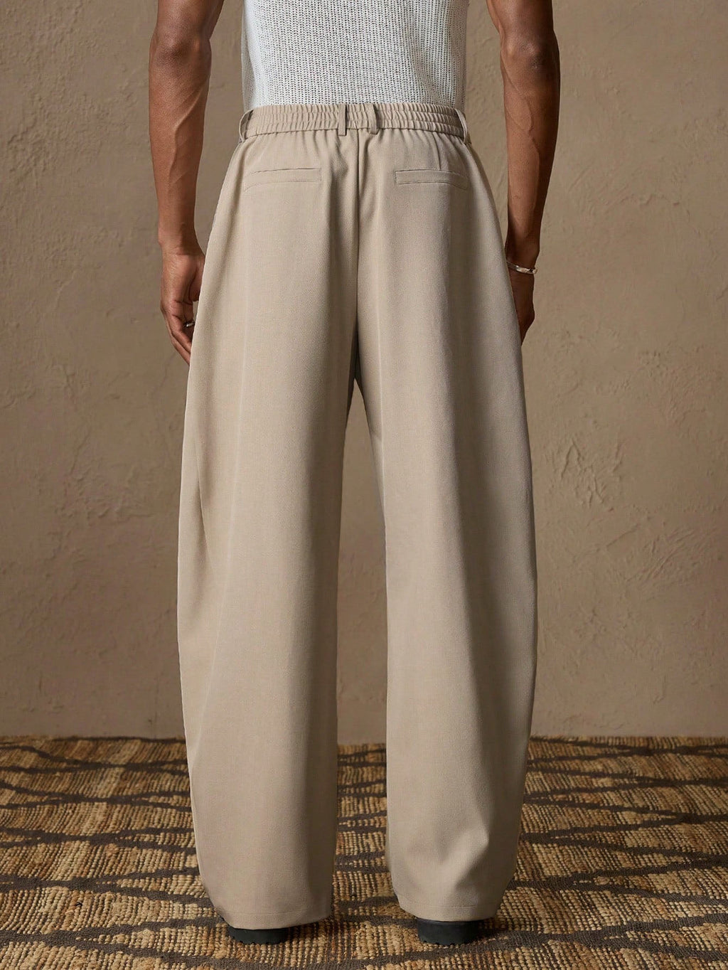 Draped Game Pleated Trouser
