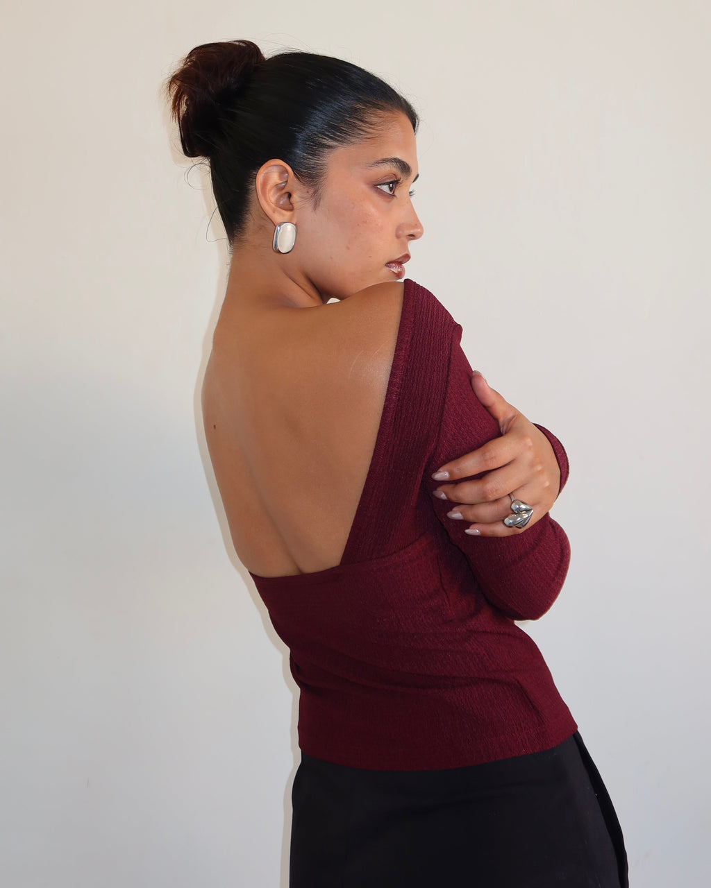 Bare Essence Jacquard Top