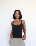 Racer Back Rib Halter Top