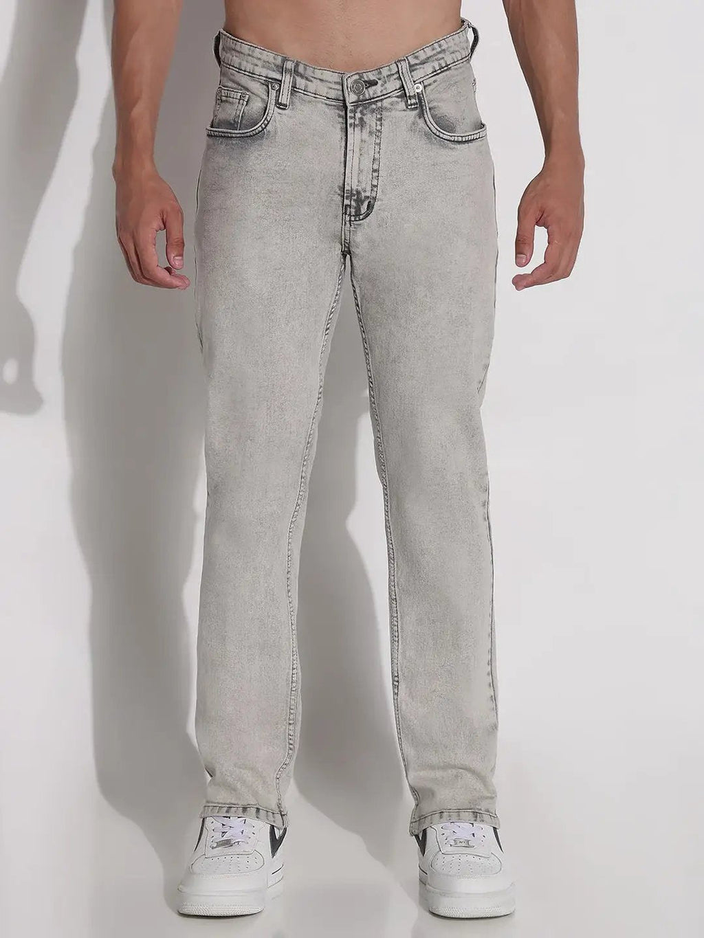 Men's Grey Slim Fit Jeans