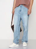 Men's Blue Baggy Fit Jeans